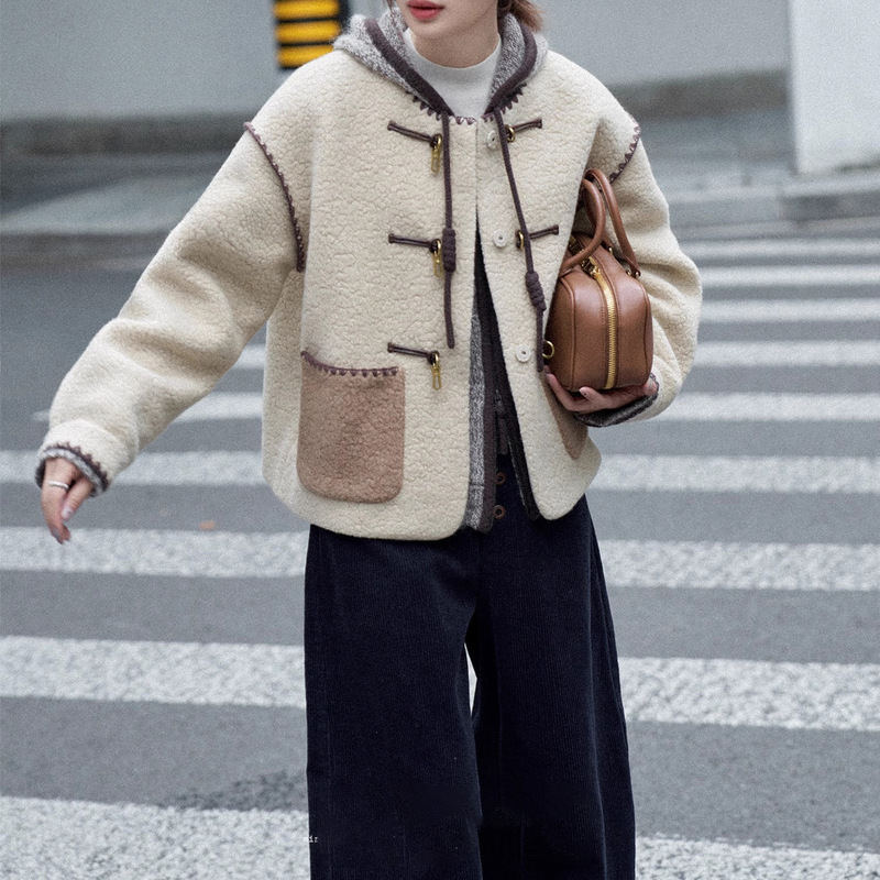 "Sketch Workshop" "Costa Topia" high quality Wool Handmade Shell Embroidered Contrast Lambswool Jacket