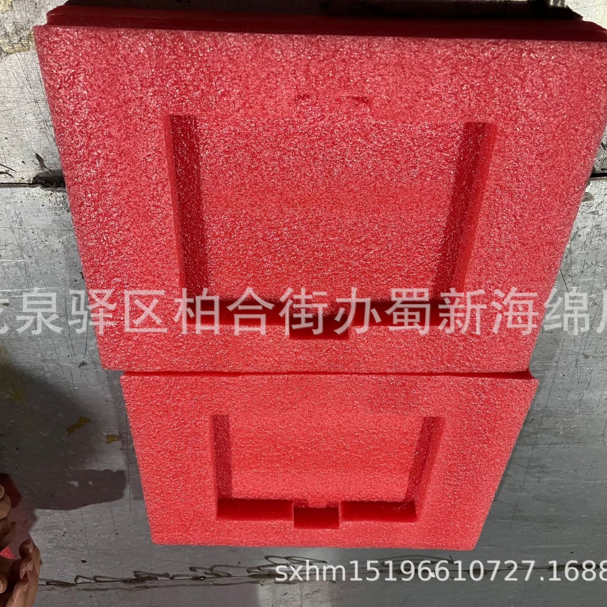厂家供应红色静电珍珠棉成型异形缓冲EPE泡沫包装