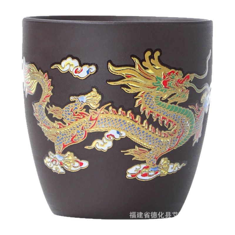 Tazas de té de arena púrpura de cerámica con regalos de decoloración de calor tazas de té de oficina de gran capacidad tazas de té personales tazas de té