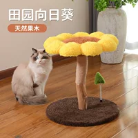 Подсолнух кошачий скалолазание на стойке из массивной древесины для домашнего использования не занимает земли