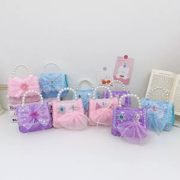Children's Portable Backpack 2026 New Trendy Style Girls' Sequin Portable Backpack for Girls
