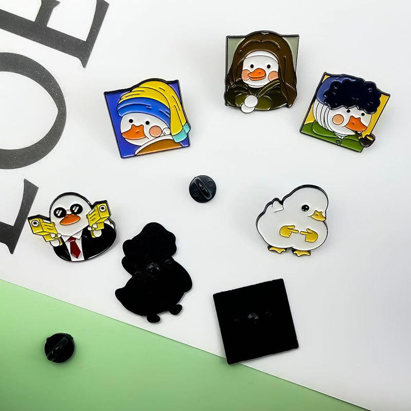 Broche de pato amarillo lindo transfronterizo