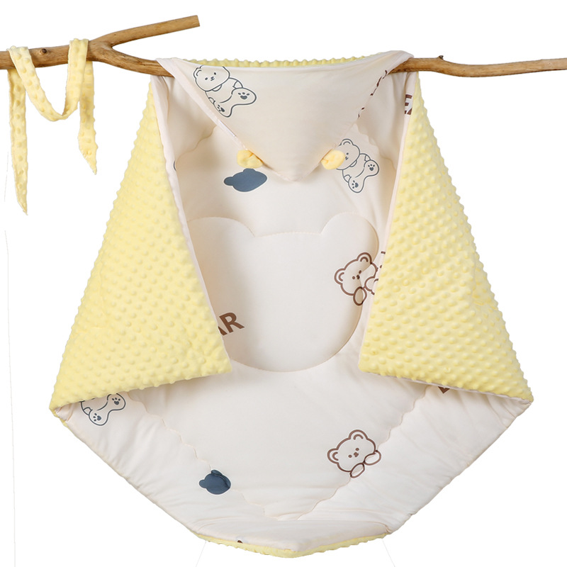 Paquete de algodón para bebés, bolsas de algodón para bebés, bolsas de pañales de dibujos animados, toallas de pañales para bebés, colcha de pañales para bebés