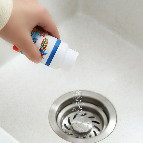 Household kitchen, bathroom, toilet sewer unblocking agent, sterilizing toilet, unblocking pipe artifact, strong dissolving power