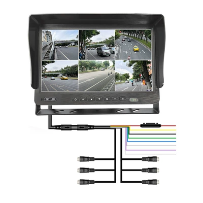 Car display Passenger Car and Truck Rear - 101inch-ahd-sf-monitor-6-channels