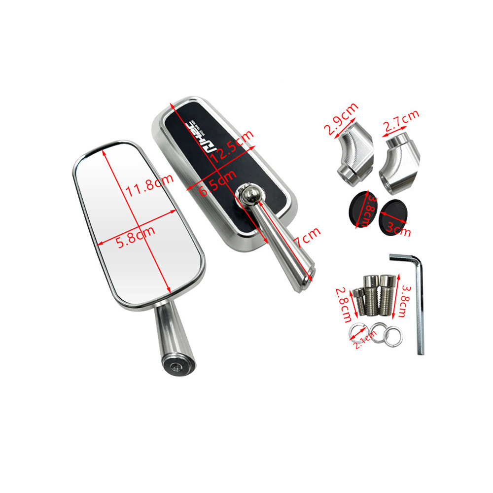 Sh-5576 Motorcycle Rearview Mirror Set Cnc Reflector H2C Modified Reversing Mirror Atv Reflector