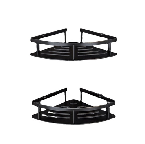 No punching space aluminum storage rack toilet bathroom tripod bathroom storage rack wall hanging toilet corner rack