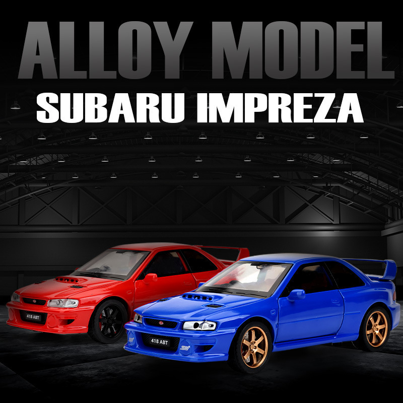 Zhongyuanxing 1:32 Subaru Impreza Artificial Alloy Car Model Sound and Light Pull Back Kidsren's Toy Ornaments Boy Gift Box Zhongyuanxing 1:32 Subaru Impreza Artificial Alloy Car Model Sound and Light Pull Back Kidsren's Toy Ornaments Boy Gift Box