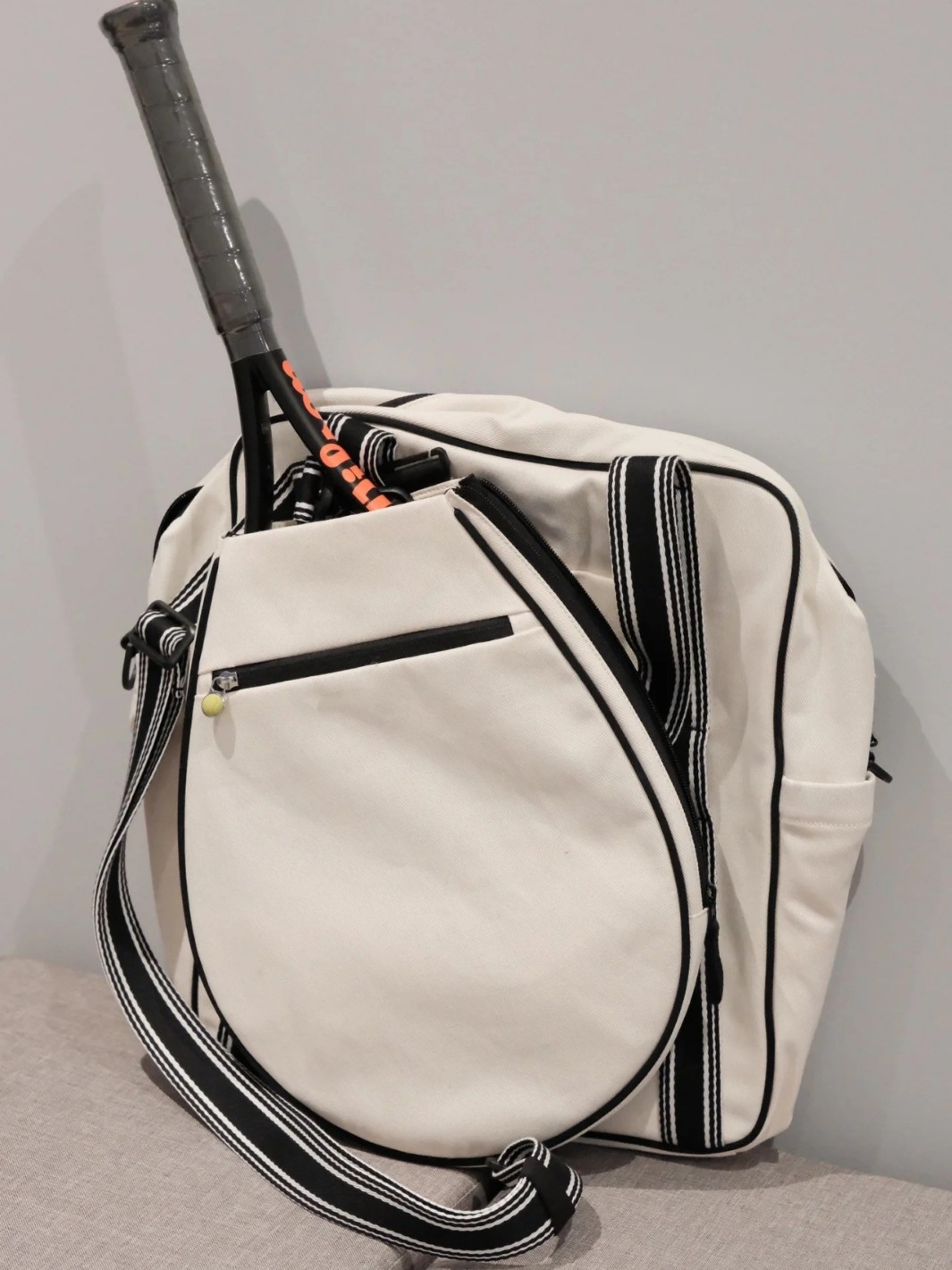 Lulu Tennis Bag Three-In-One Multi-Functional Single and Double Shoulder Crossbody Bag Badminton Bag Portable Large Capacity Tennis Bag