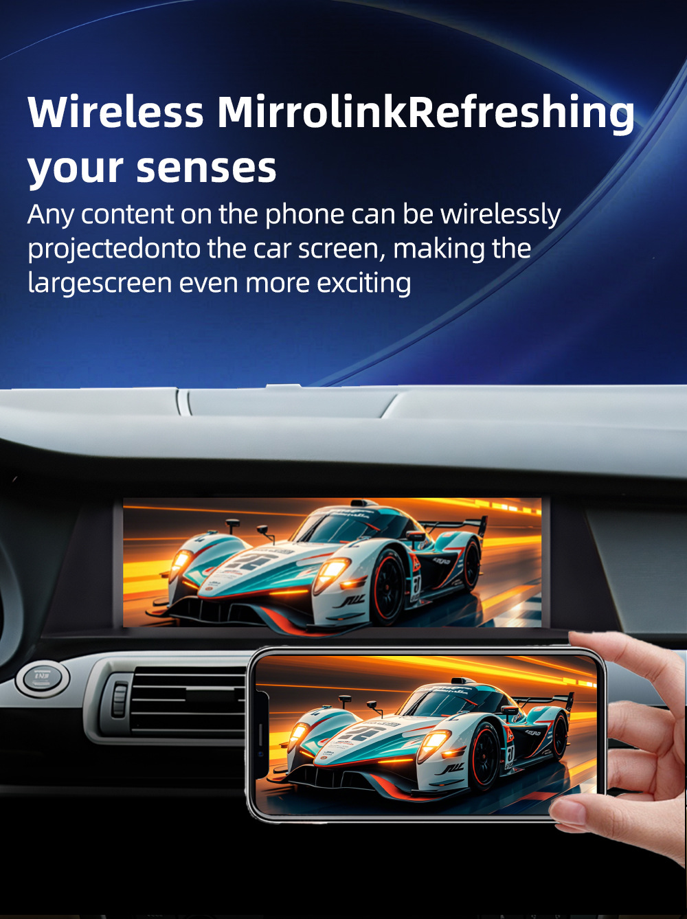 Car-Mounted Central Control Large Screen Suitable for Bmw 5 Series Gt F07 2010-2017 Android Navigation Wireless Carplay