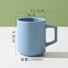 Ceramic Cup Manufacturer White Porcelain Mark Cup LOGO Hotel Hotel Tea Cup Covering Simple Gift Cup engraving