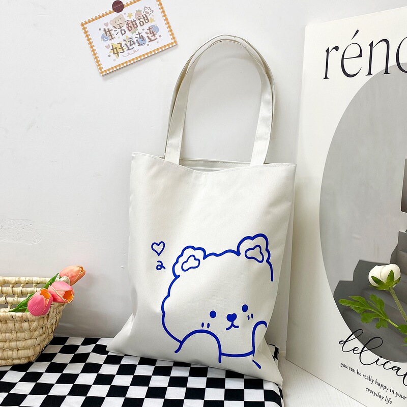 Factory wholesale 2023 new large capacity ladies shoulder handbag Oxford cloth gift bag cartoon cute