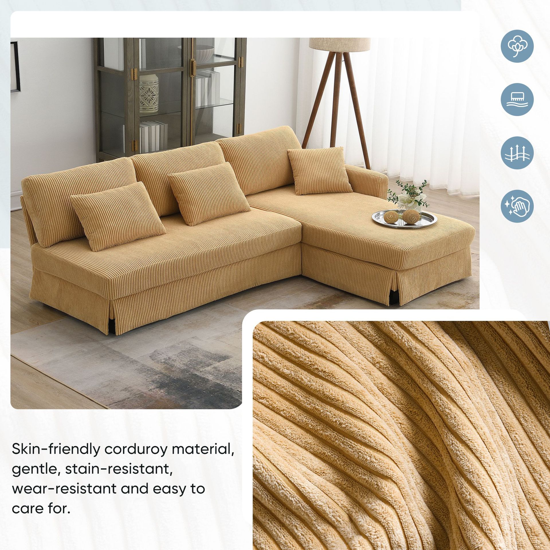 Sofá de cuero nórdico de estilo japonés, apartamento pequeño, sofá de cuero de sala de estar de tres plazas simple y moderno