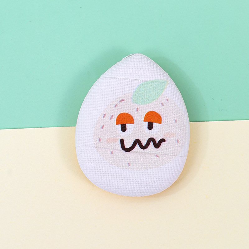 Polvo de dedo personalizado mini pulgar polvo de pulgar impresión de superficie de la piel concelector pequeño cojín de aire triángulo marshmallow esponja de maquillaje