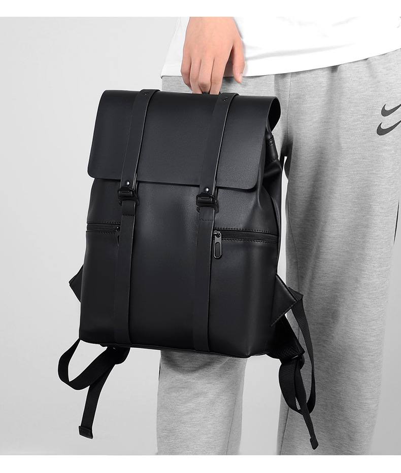 Minimalist Mens Backpack Lightweight Laptop Bag For Business_voghion.com