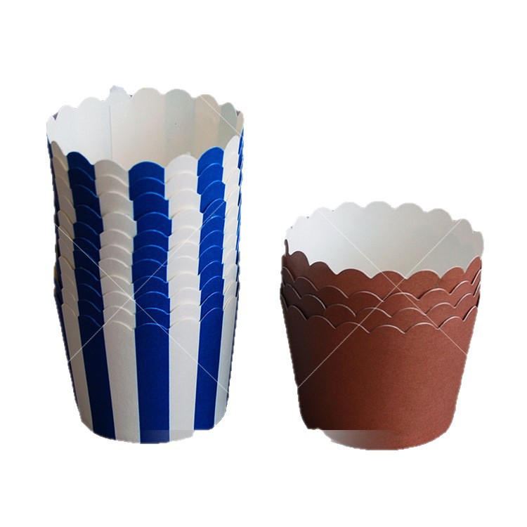 Taza de exportación de comercio exterior taza de papel de pastel Qi Feng soporte de papel Medio A prueba de aceite taza de papel de alta temperatura para hornear taza de máquina de alta temperatura