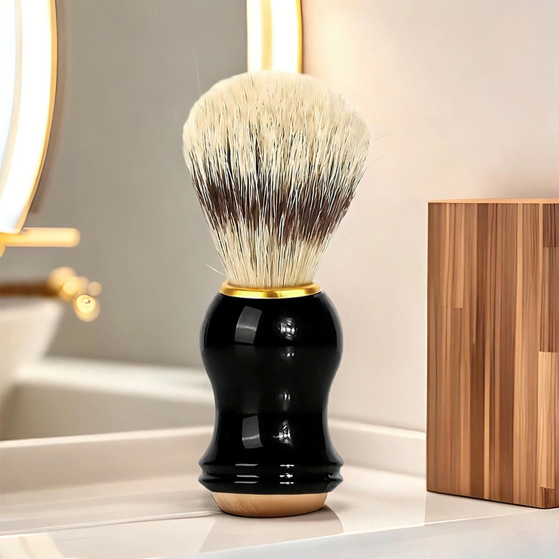 Men's Shaving Old Style Knife Soft Hair Foam Brush Handle Scraper Foam Shaving Brush Barber Shop Badger Brush