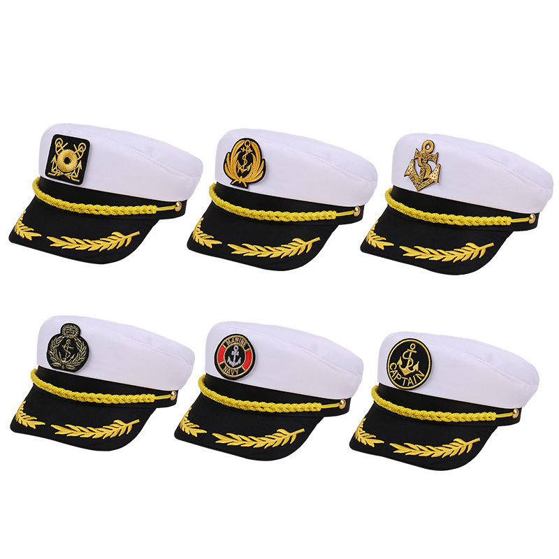 new fashion navy cap performance stage security uniform cap casual outdoor cos sunshade sunscreen cap new fashion navy cap performance stage security uniform cap casual outdoor cos sunshade sunscreen cap
