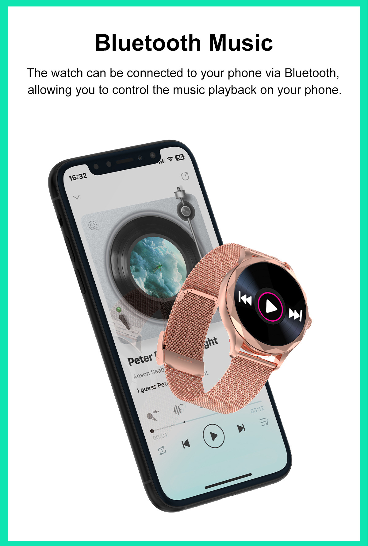 DT Diamond Smart Watch AMOLED Bluetooth Call Voice Assistant_voghion.com