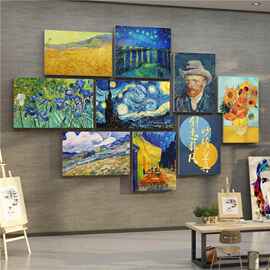画室布置美术室培训机构教室形象背景墙装饰幼儿园作品展示墙环创