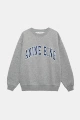 Gray with Blue Print