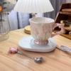 Pearl powder: cup+flower spoon+constant temperature pad