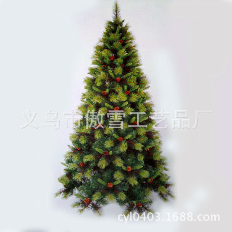 厂家圣诞节装饰用品圣诞树装饰商场办公室场地布置仿真树批发