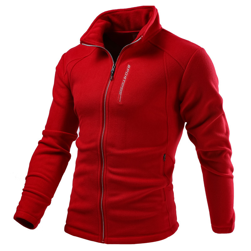 Hombres y mujeres al aire libre chaqueta de terciopelo de invierno caliente chaqueta de terciopelo de grano más terciopelo grueso a prueba de viento chaqueta casual image 8