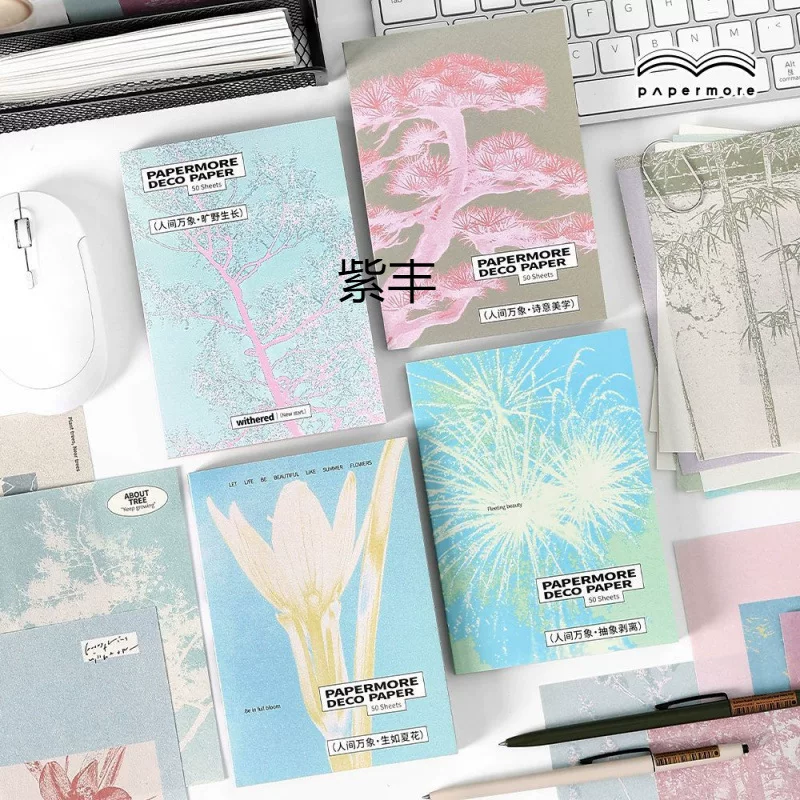 - PaperMore Человеческий мир серия материалы ретро стиль инст стиль заметки DIY фоновая декораNotes
