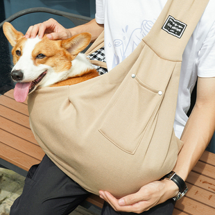 Cross-border new breathable foldable oblique riding pet bag large capacity travel shopping cat bag wholesale