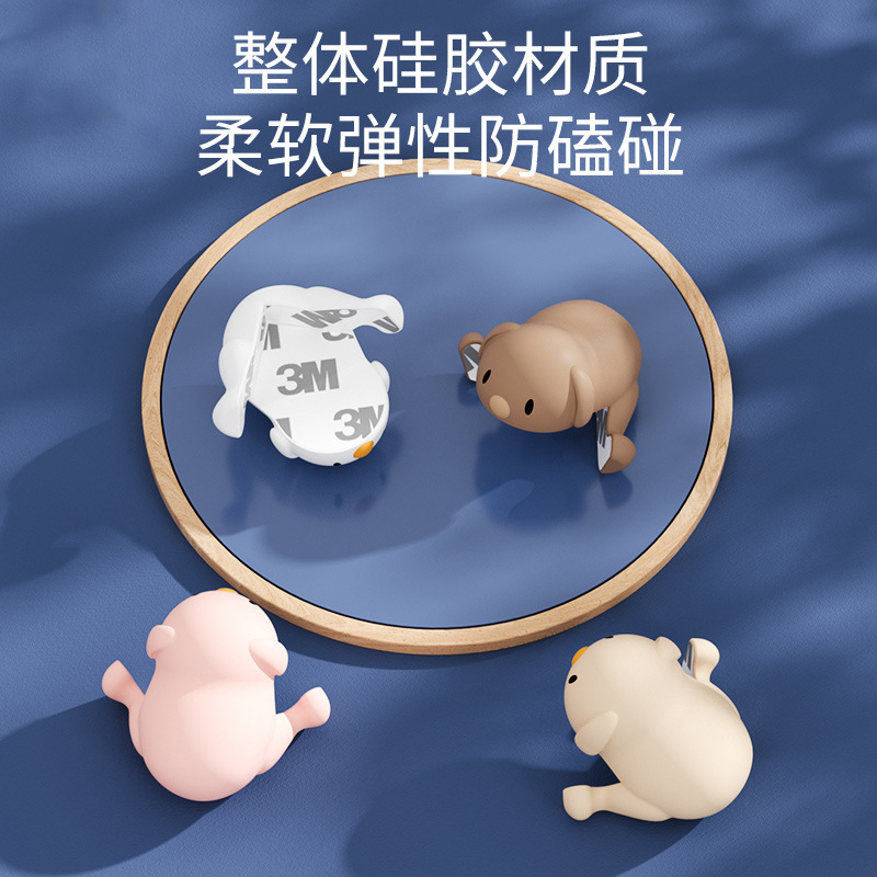 New table corner anti-collision corner protection table window anti-collision anti-collision Strip Safety Edge covered soft right angle silicone protective cover