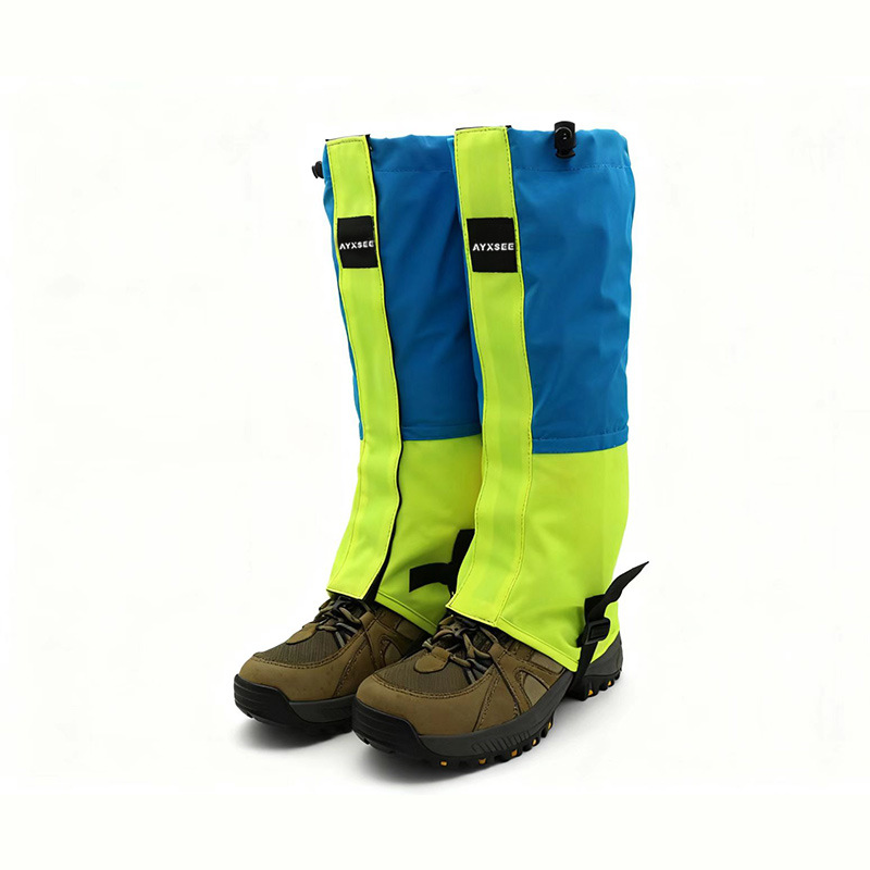 성인용 블루 & 형광 그린 배색