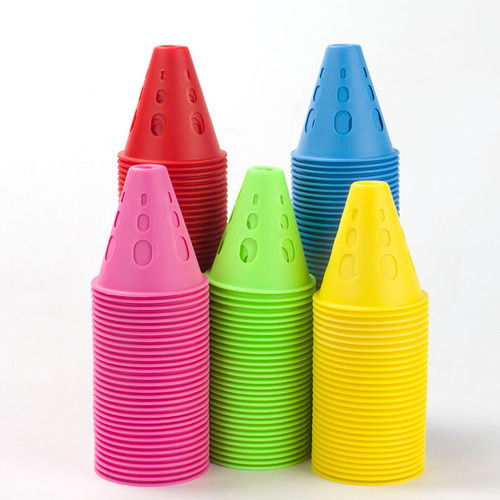 Factory direct sales roller skating piles, flat flower piles, training class training props, obstacles, thickened windproof skates roadblocks