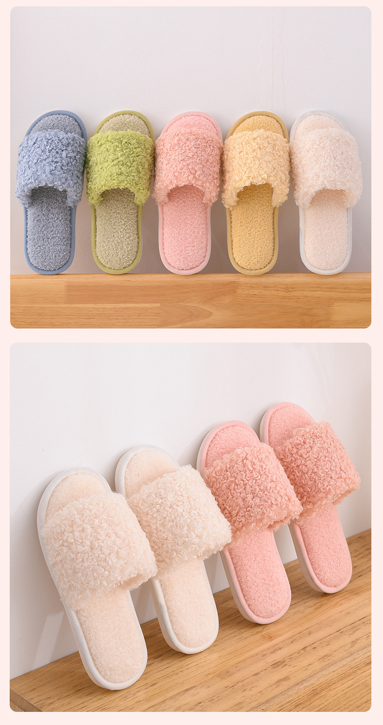 Women's Casual Solid Color Round Toe Cotton Slippers display picture 1