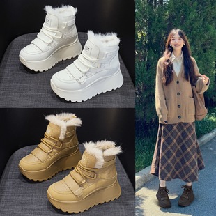 8cm��������ϵ�ЬŮ2026�ﶬ�ӽq�ߎͰ���Ь���e�r�аٴ��\��Ь