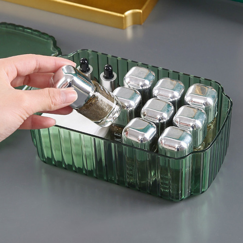 Jewelry box, transparent acrylic storage box, necklace, earrings, ring, dust-proof box, high-end jewelry box