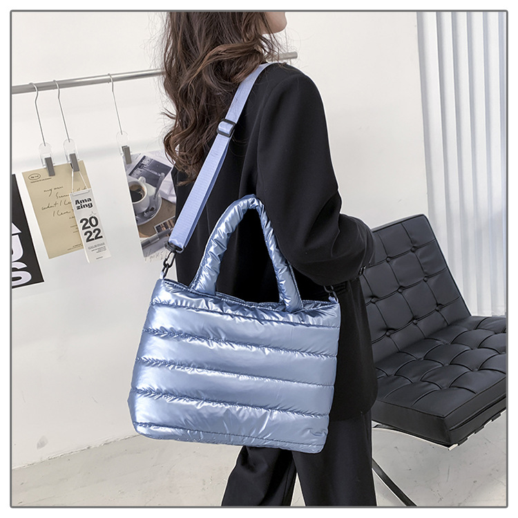 Women's Medium Autumn&winter Nylon Vintage Style Handbag display picture 3