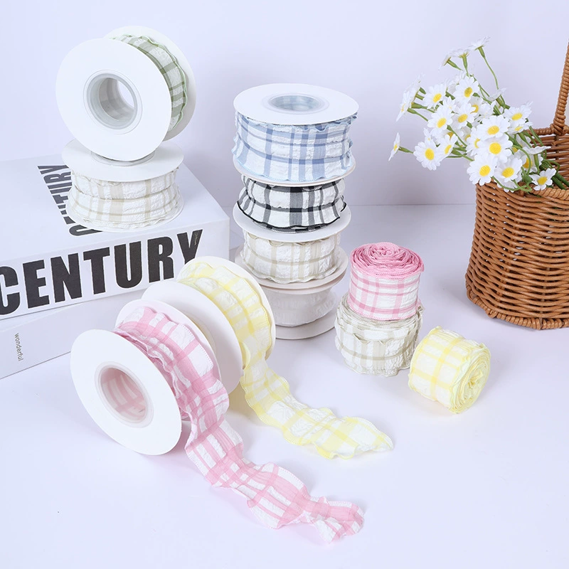 Лента для букетов и декора к фестивалю середины осени, ручная работа, для бантов, подарков, украшения тортов, оптом