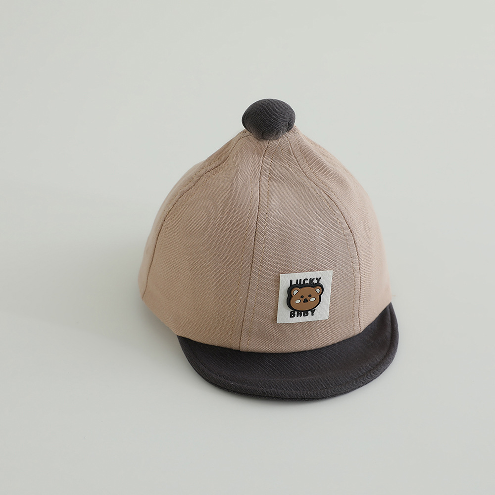 12-30 Sombreros para bebés de primavera y otoño delgados ajustables gorra gorra gor