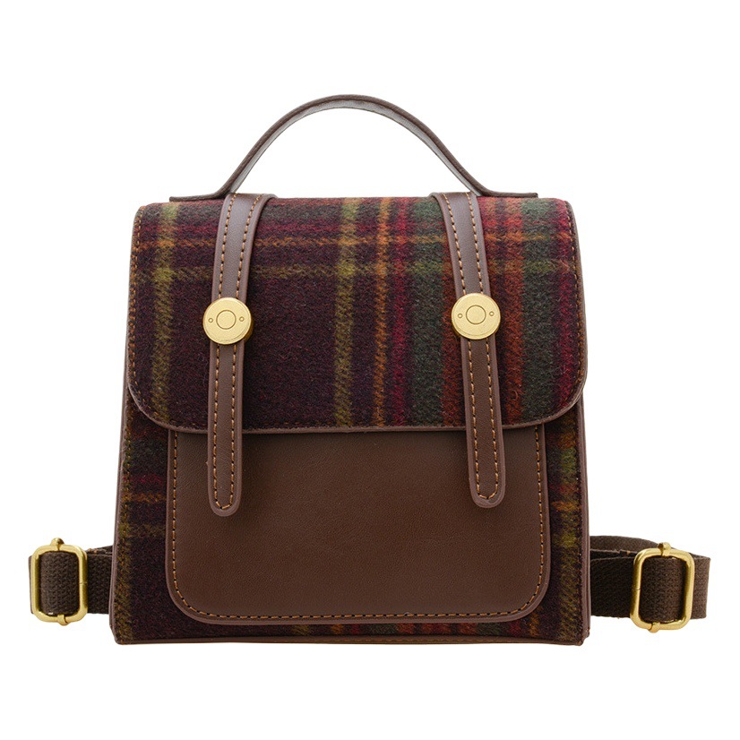 Mochila transfronteriza para niños nuevos europeos y americanos retro estilo británico para hombres y mujeres bolsa mini mochila portátil de jardín de infantes