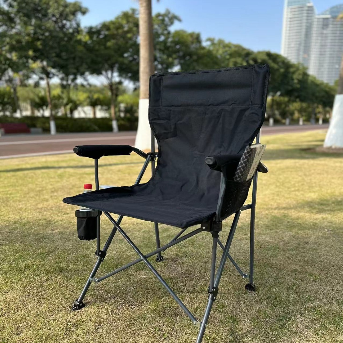 Comercio electrónico transfronterizo plegable al aire libre gran silla camping picnic coche playa silla portátil ocio pesca silla