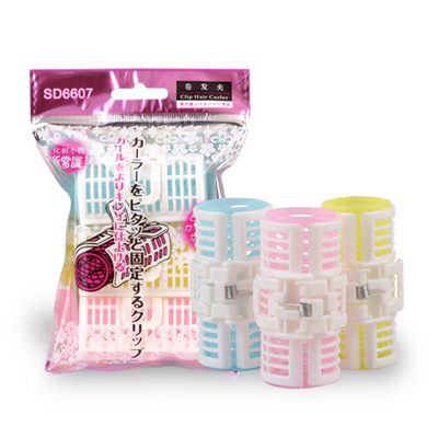 韩国空气刘海内扣卷发器不伤发神器 塑料大号卷发筒美发工具|ms