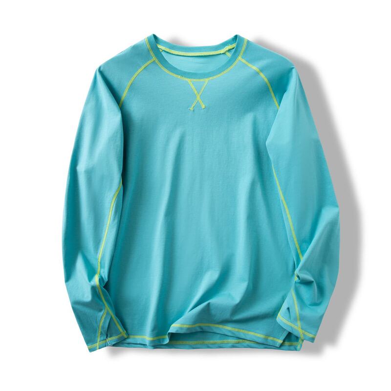 Outdoor Quick-drying Long-sleeved T-shirt Lightweight Breathable Personalized Stitching Top 2025 Spring and Summer New Men's and Women's Sports Top