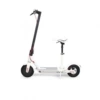 Ivory white run-flat tire + seat + shock absorption + APP lock car - 36V three-second folding / SSS car battery 8Ah, battery life about 30-35 miles