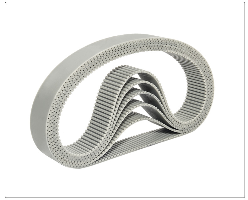 At3-450 Gray Ring Polyurethane Steel Wire Timing Belt Industrial Belt Seamless Wear-Resistant Gray Transmission Belt