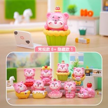 盲盒新款可爱卡通摆件萌趣创意礼物批发儿童房间装饰手办家居