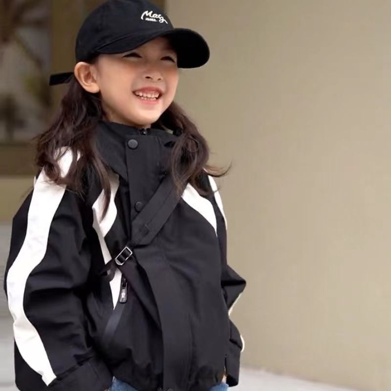 Girls' Spring and Autumn Coat 2026 New Fashionable Children's Spring Outdoor Windbreaker for Older Girls Spring Jacket