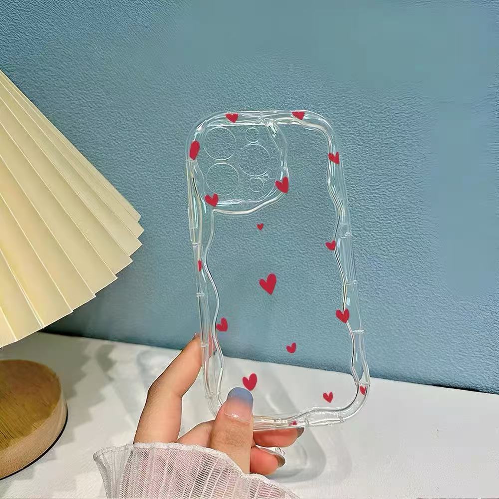 Amor simple para iphone15promax funda para teléfono móvil Apple 15 anti-caída 14pro Japón y Corea del Sur 13/12/11X