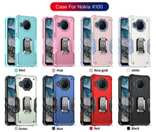 适用诺基亚Nokia X100手机壳军旗后盖磁吸指环手机保护套防摔壳