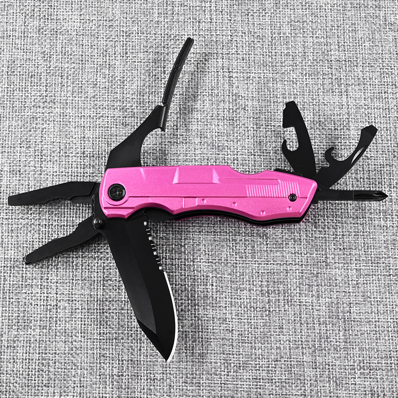 跨境直销EDC组合工具钳子多功能刀钳 户外多功能折叠刀钳单刀钳